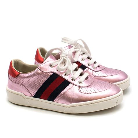 gucci sneakers women pink|pink gucci sneakers high top.